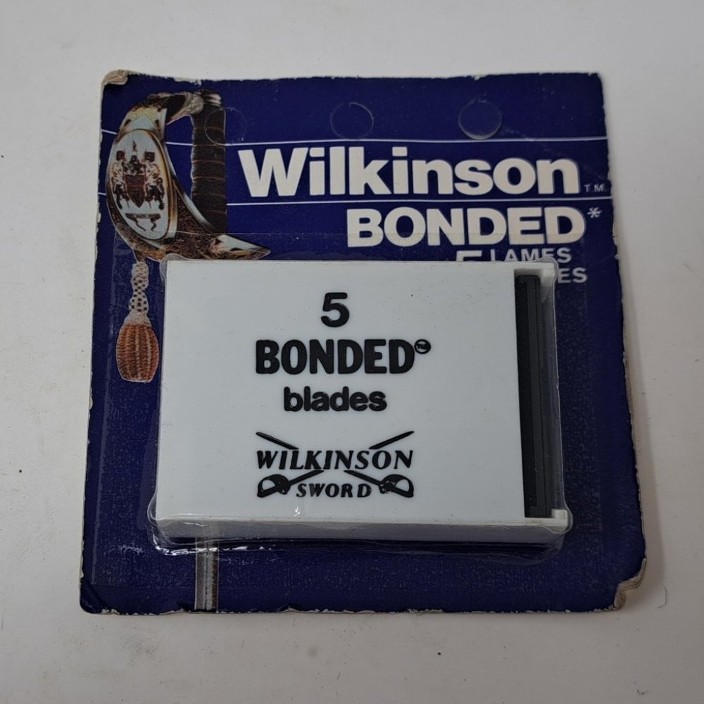 Wilkinson Sword Vintage 70s 80s Bonded Blades England -5 Pack